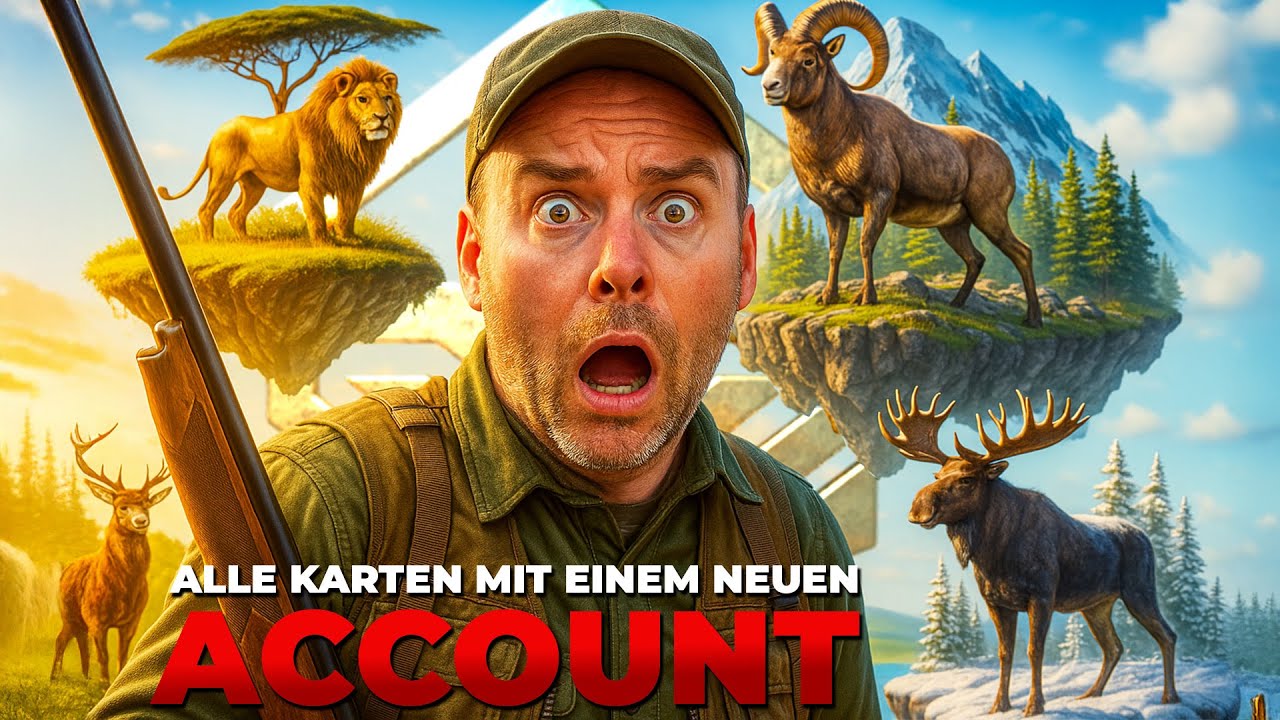Ich habe einen neuen Account erstellt und auf allen 16 Karten Goldtiere gejagt 🐾