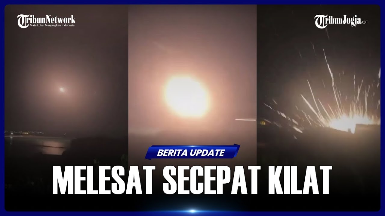 MOMEN MENCEKAM SAAT RUDAL RUSIA MELESAT HANTAM APARTEMEN DEKAT PEREKAM