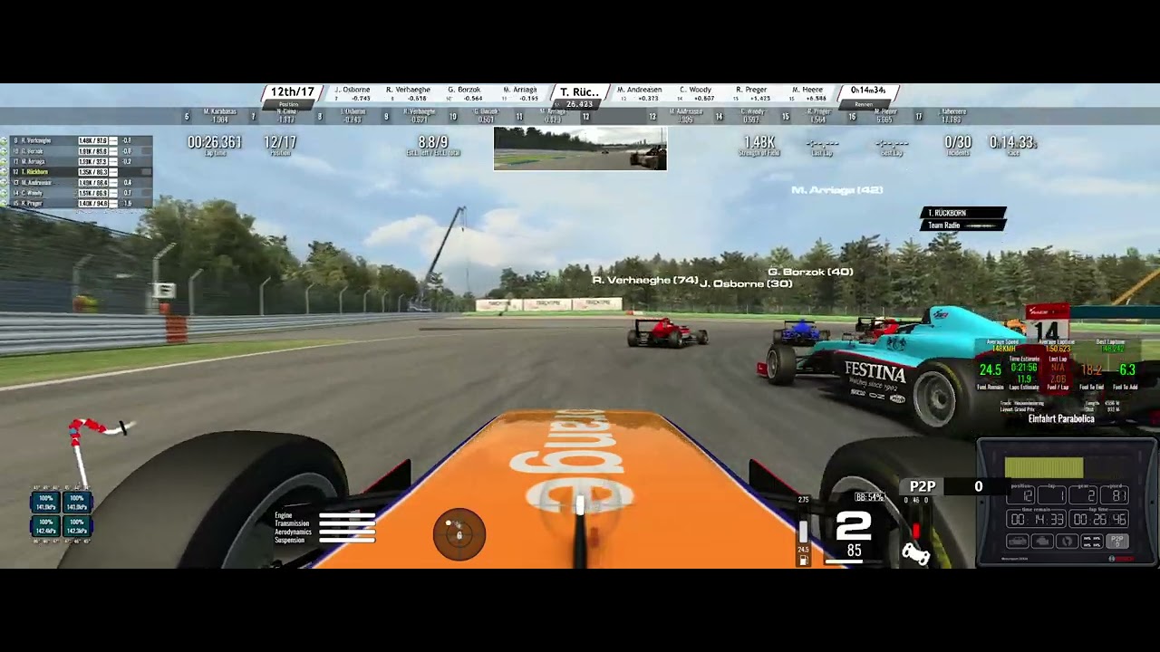 RaceRoom, Ranked, Rookie, Tatuus F4, Hockenheimring