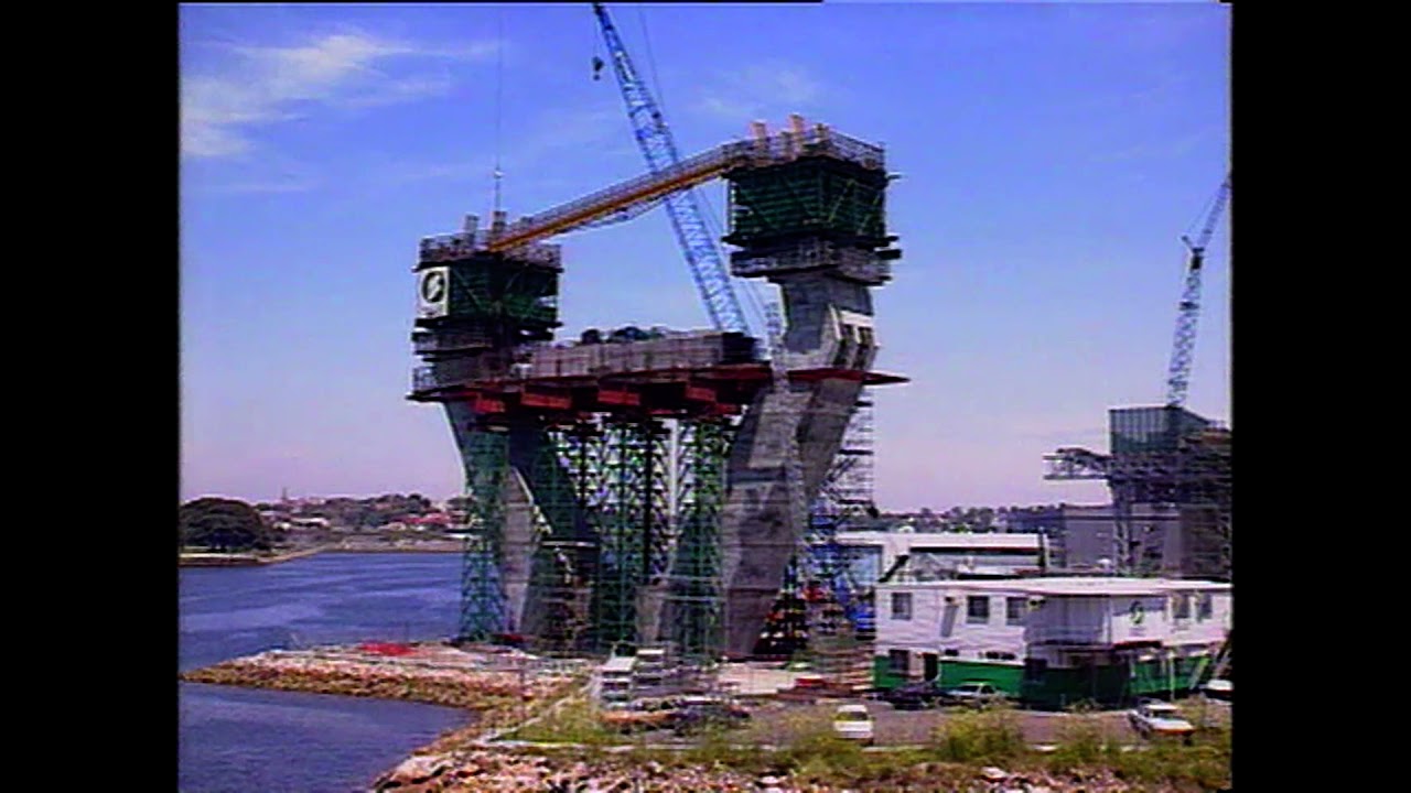 Bridging Towards 2000 (Glebe Island/Anzac Bridge) - 1994 Australian Road Construction Documentary
