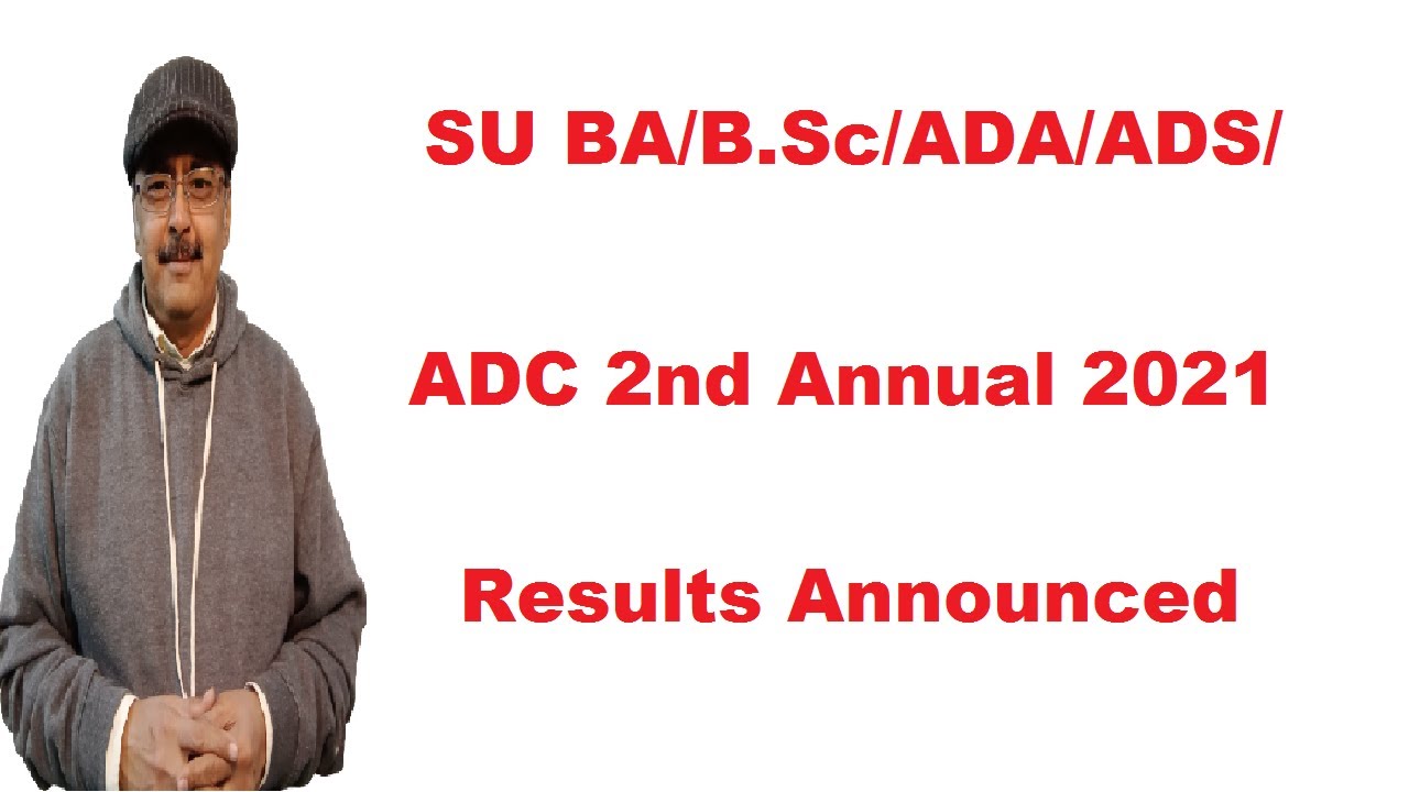 SU Announces BA/B.Sc/ADA/ADS/ADC 2nd Annual 2021 Results | SU 2nd Annual 2021 Results