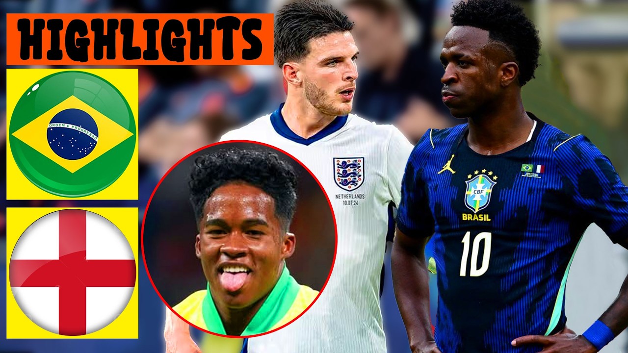 Brazil vs England🥱😪 SLEEPIEST Football Team in the World - ENG