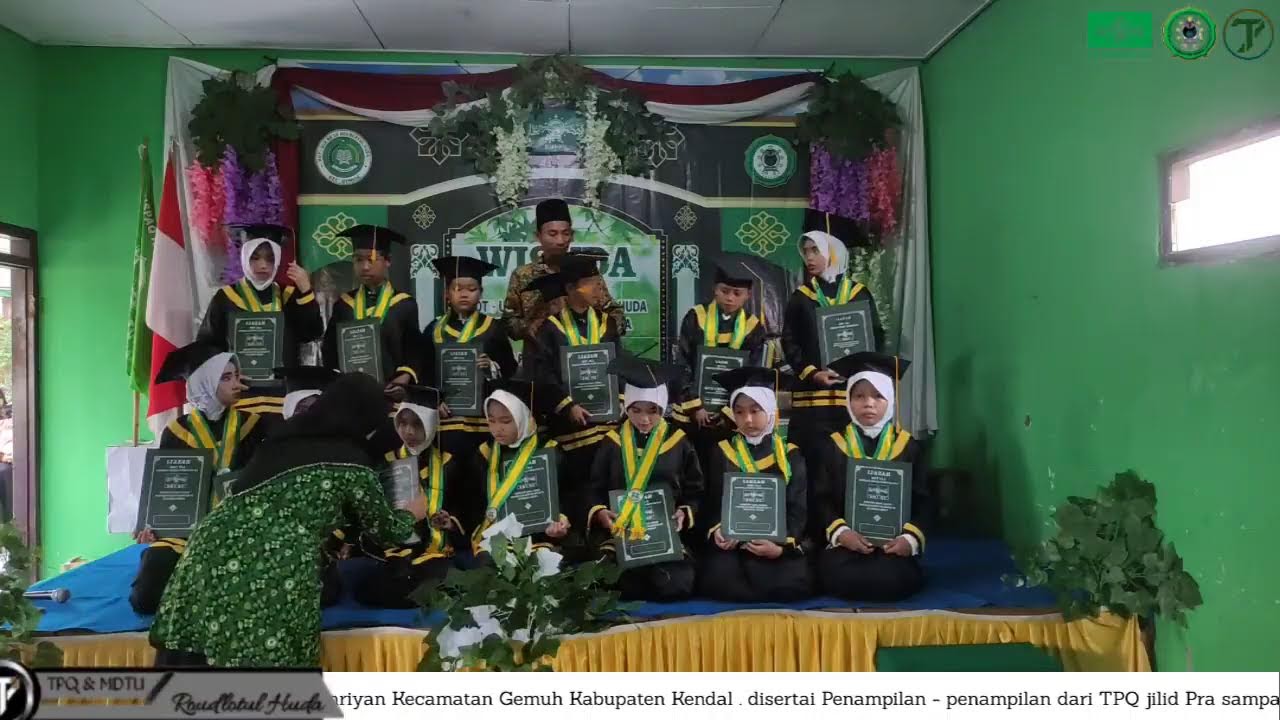Akhirussanah dan Wisuda TPQ & MDTU Roudlotul Huda