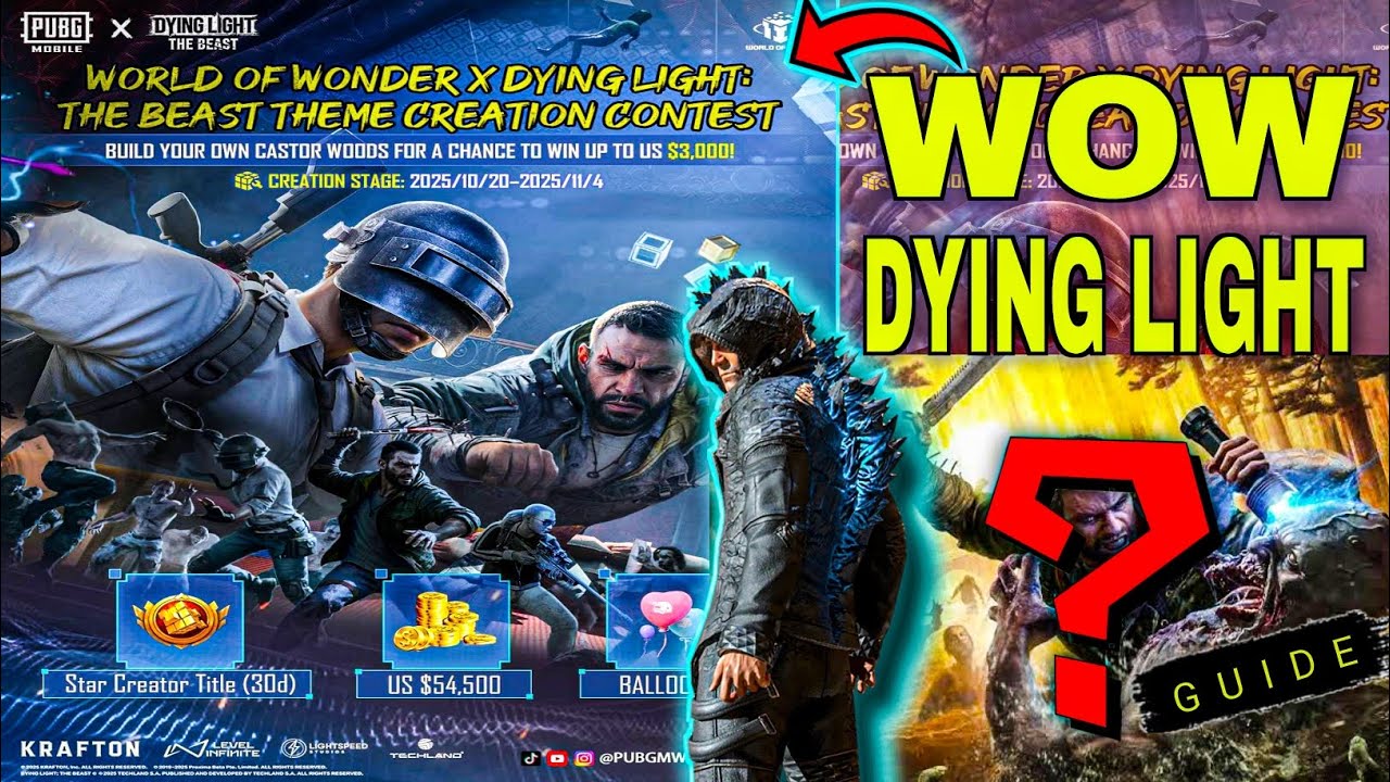 PUBG WOW Dying Light – Full Map Creation Guide | Rules, Tips & Submission 🔥 