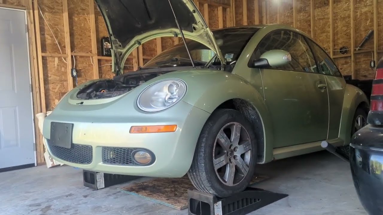 2006 VW Beetle TDI. Adding fluid to the sealed transmission. 