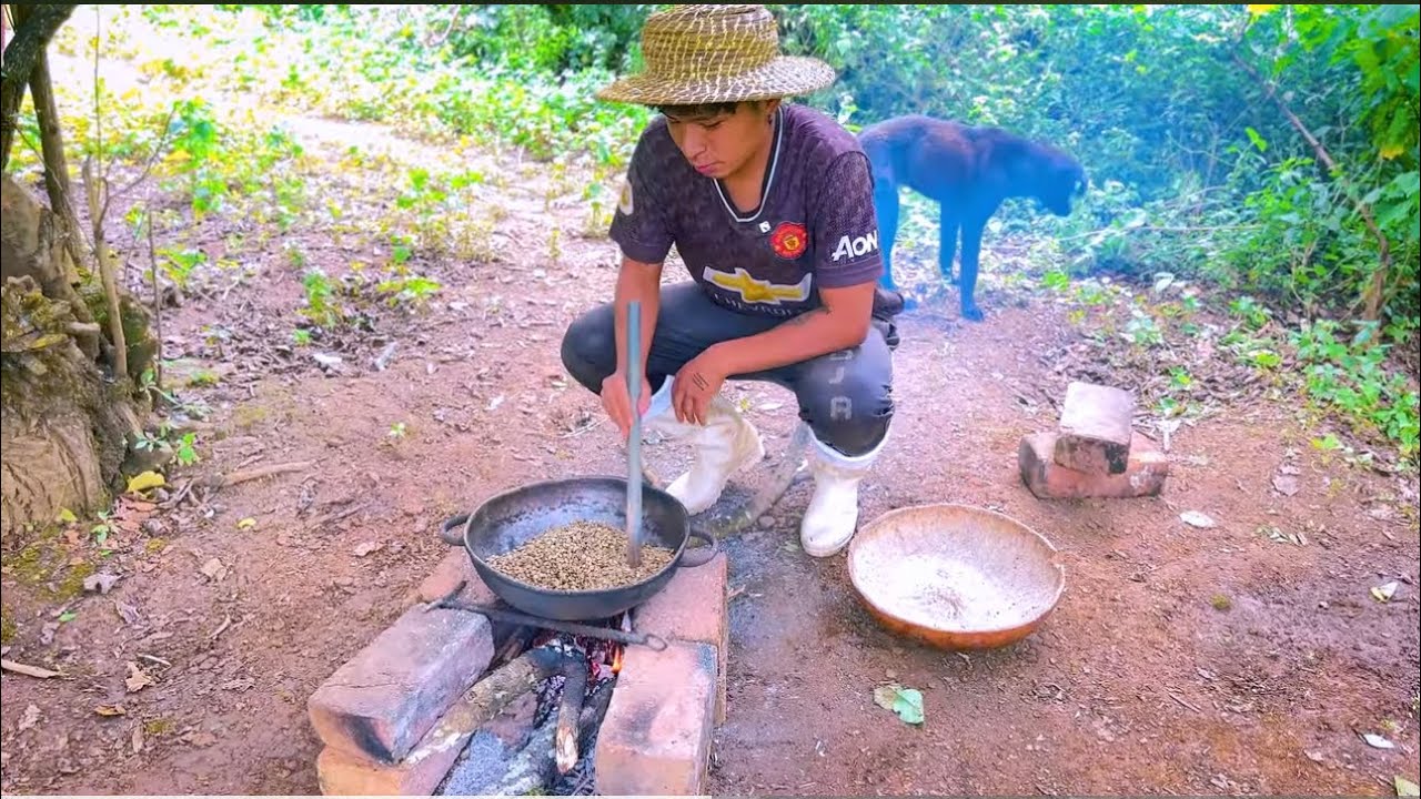 Se termino el café en la finca y lo voy a elaborar para tomarme una buena tasa en la noche
