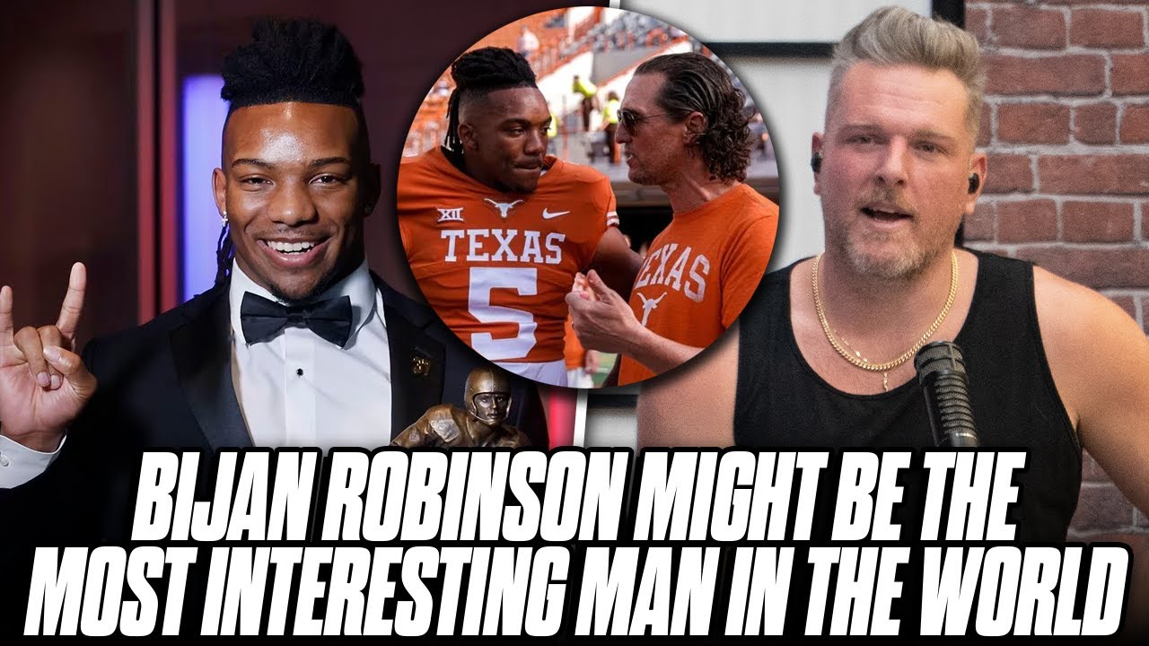 Bijan Robinson Is Best Friends With McConaughey, Has Lamborghini Deal For Life, And Is The #1 Draft