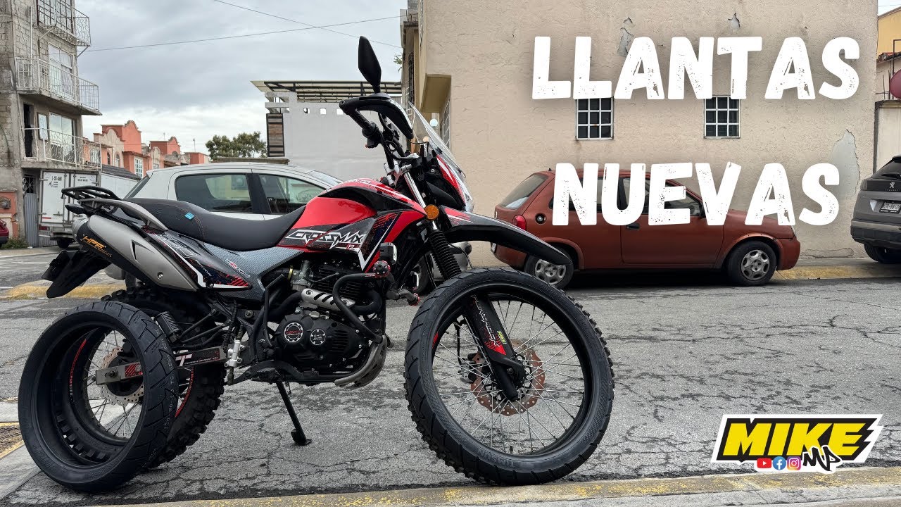 Cambio de LLANTAS a la CROSSMAX 250 | TIMSUM ¿Se SIENTE mejor el MANEJO?  MIKE MP