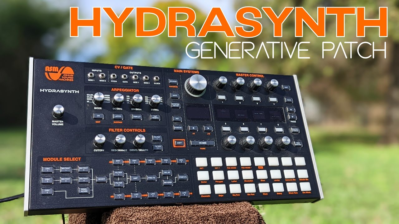 MEANDERING: Generative patch on the Hydrasynth [no overdubs]