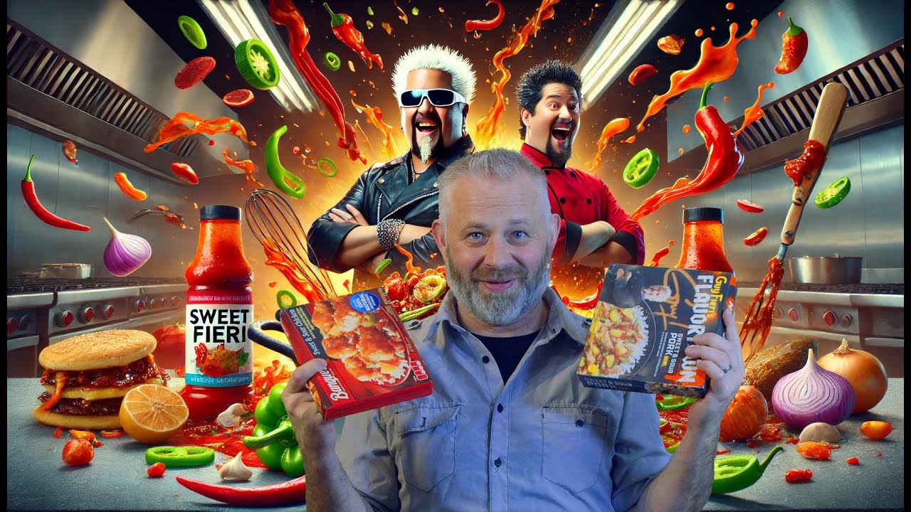 Guy Fieri Takes On Banquet Frozen Meals In EPIC Taste Test!
