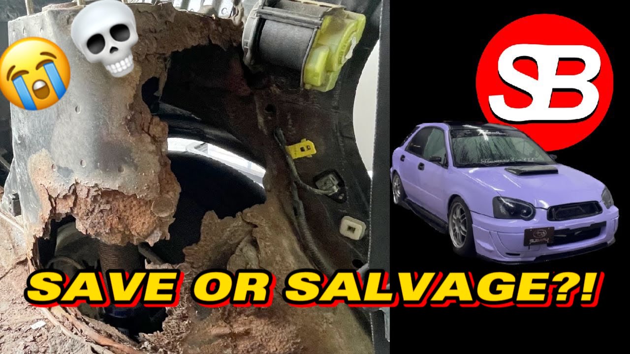Subaru WRX Rust Repair & Removal // Can I do it?? - SushiBoiz [4K]
