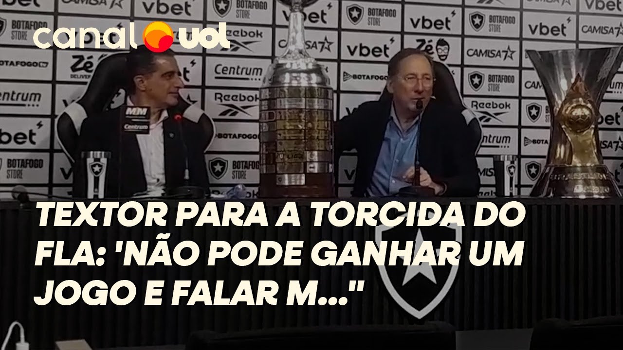 DONO DA SAF DO BOTAFOGO, JOHN TEXTOR MANDA RECADO PARA A TORCIDA DO FLAMENGO