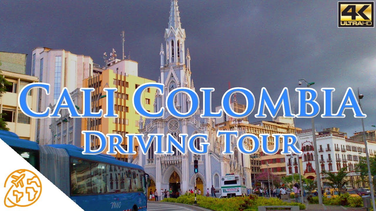 Cali Colombia Travel Tour 4k Driving