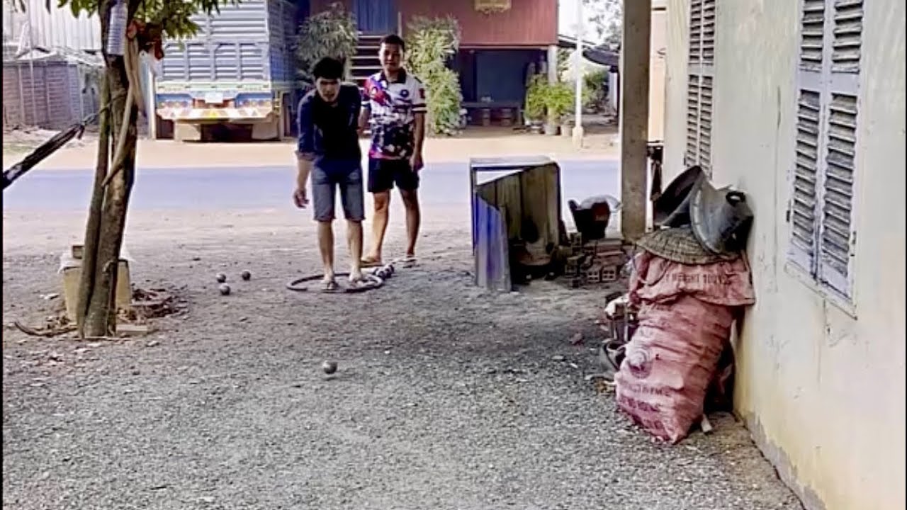 ប៉េតង់​តាម​ភូមិ​#sports #pétanque 