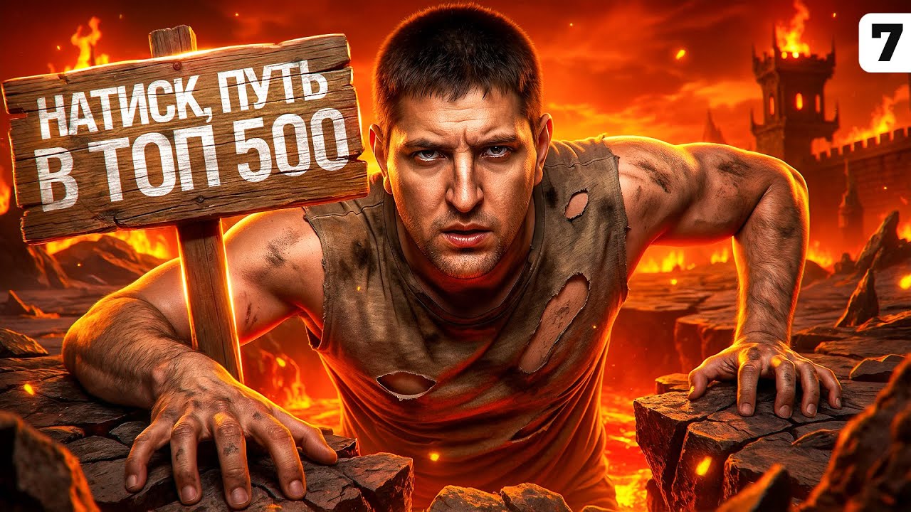 НАТИСК. ИДУ В ТОП 500 ИГРОКОВ. Серия 7