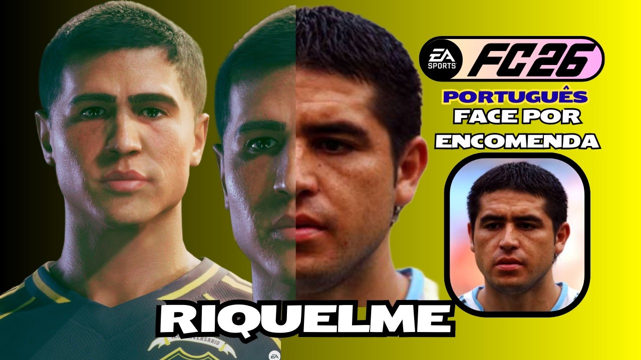 EaFc26 | TUTORIAL FACE RIQUELME PRO CLUBS/CARREIRA