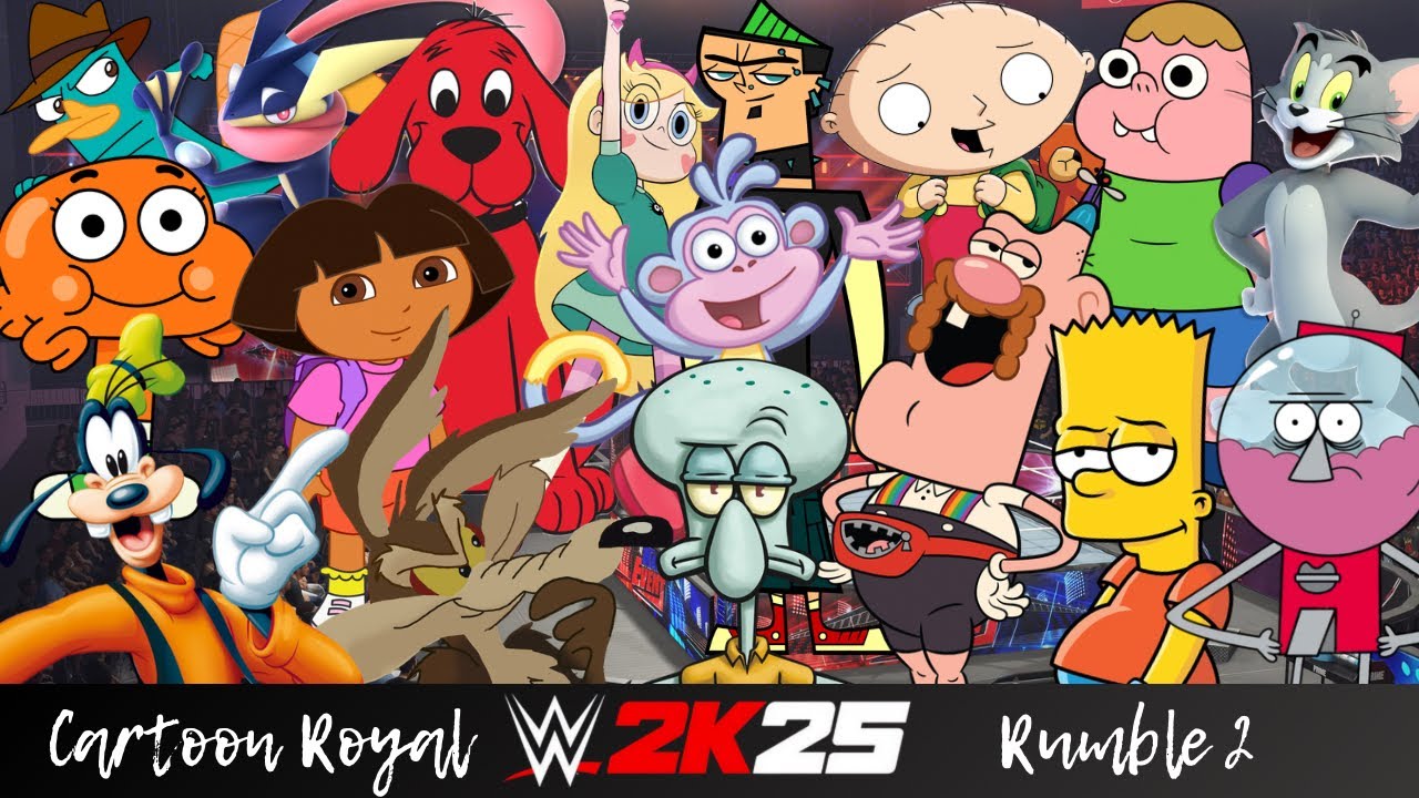Я просто в восторге от этих мультяшных «Королевских битв»! (WWE 2k25 S3 E20)