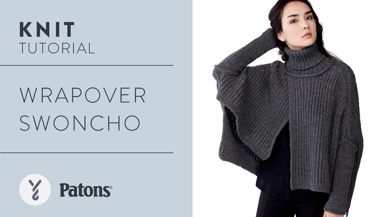 Knit Sweater Tutorial: Make A Wrapover Swoncho