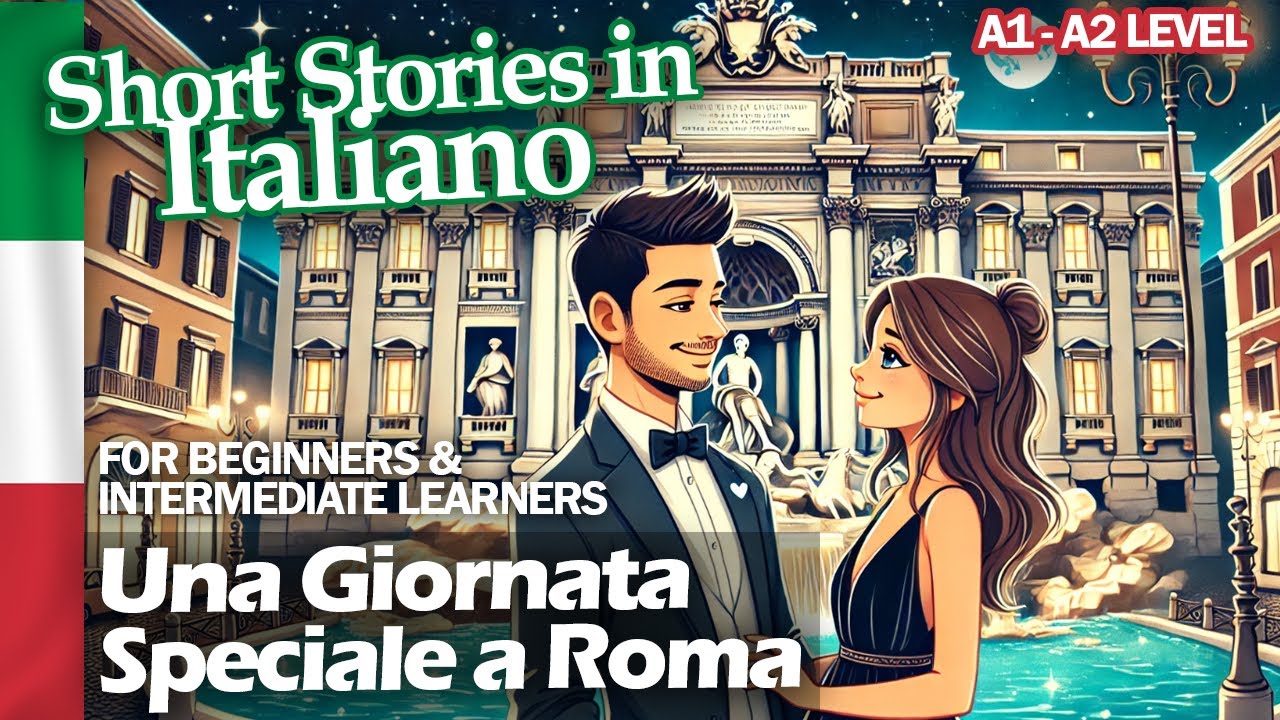 Short Stories in Italian  - A1 A2  - Una Giornata Speciale a Roma