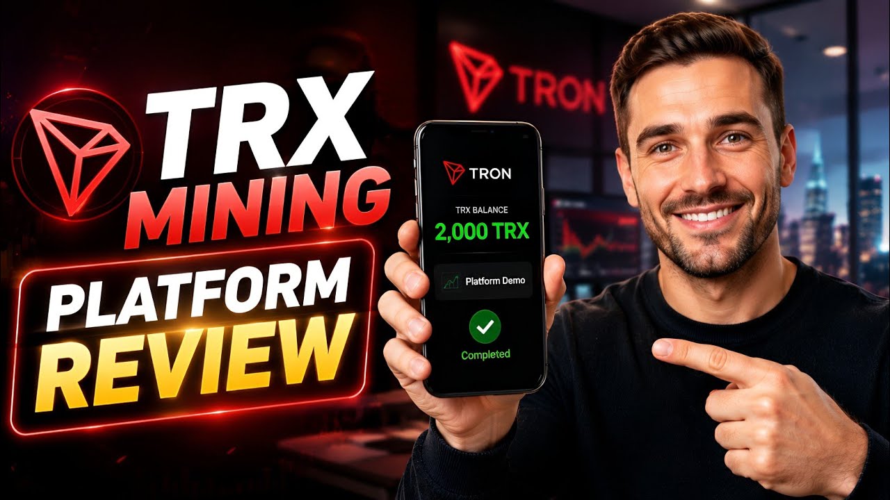 TRX Mining Website 2026 | How to Earn TRX Online | Complete Review & Guide