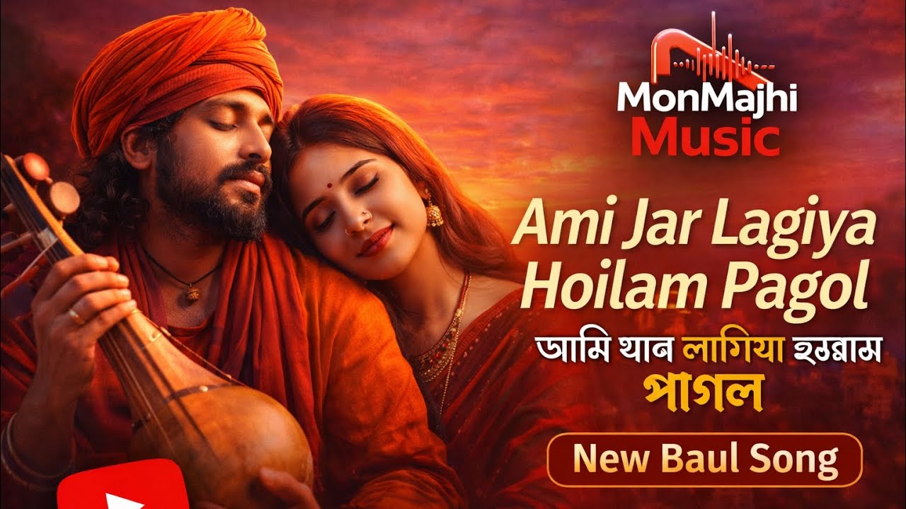 আমি যার লাগিয়া হইলাম পাগল || Ami Jar Lagiya Hoilam Pagol ||  New Baul Song 2026🎵  By MonMajhi Music