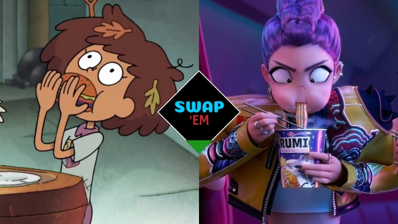 ANNE & RUMI VOICE SWAP | Amphibia/KPop Demon Hunters