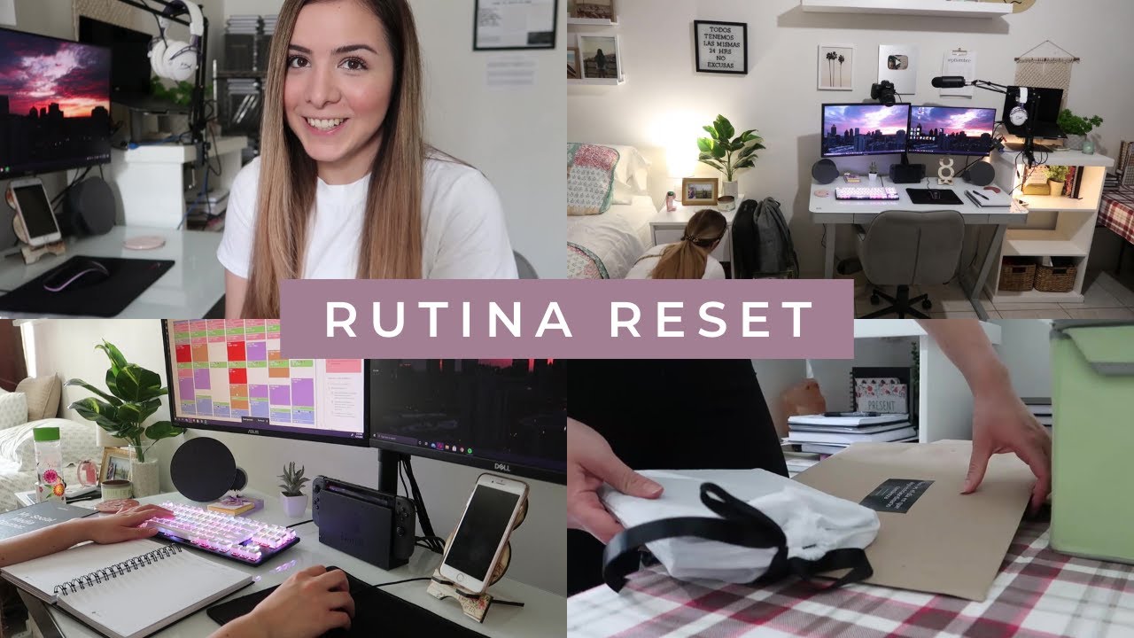 Rutina reset: Re-organizando, tienda en línea & limpieza