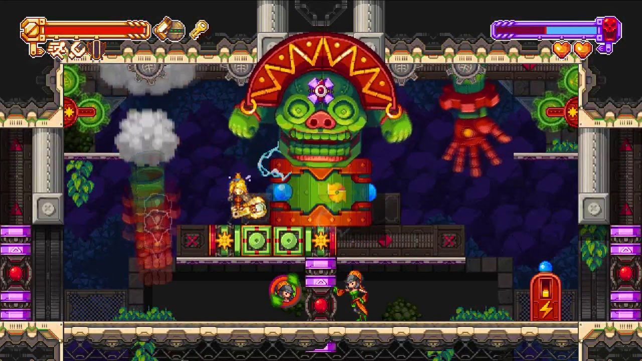 Iconoclasts Boss 5 - Inti (Harder Mode)