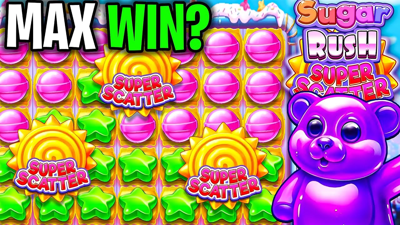 НОВЫЙ СЛОТ SUGAR RUSH SUPER SCATTER С МАКСИМАЛЬНЫМ ВЫИГРЫШЕМ?!