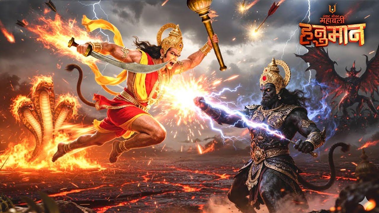 ये युद्ध देखकर रोंगटे खड़े हो जाएंगे | कालकेय का अंत? || Mahabali Hanuman || EP - 410