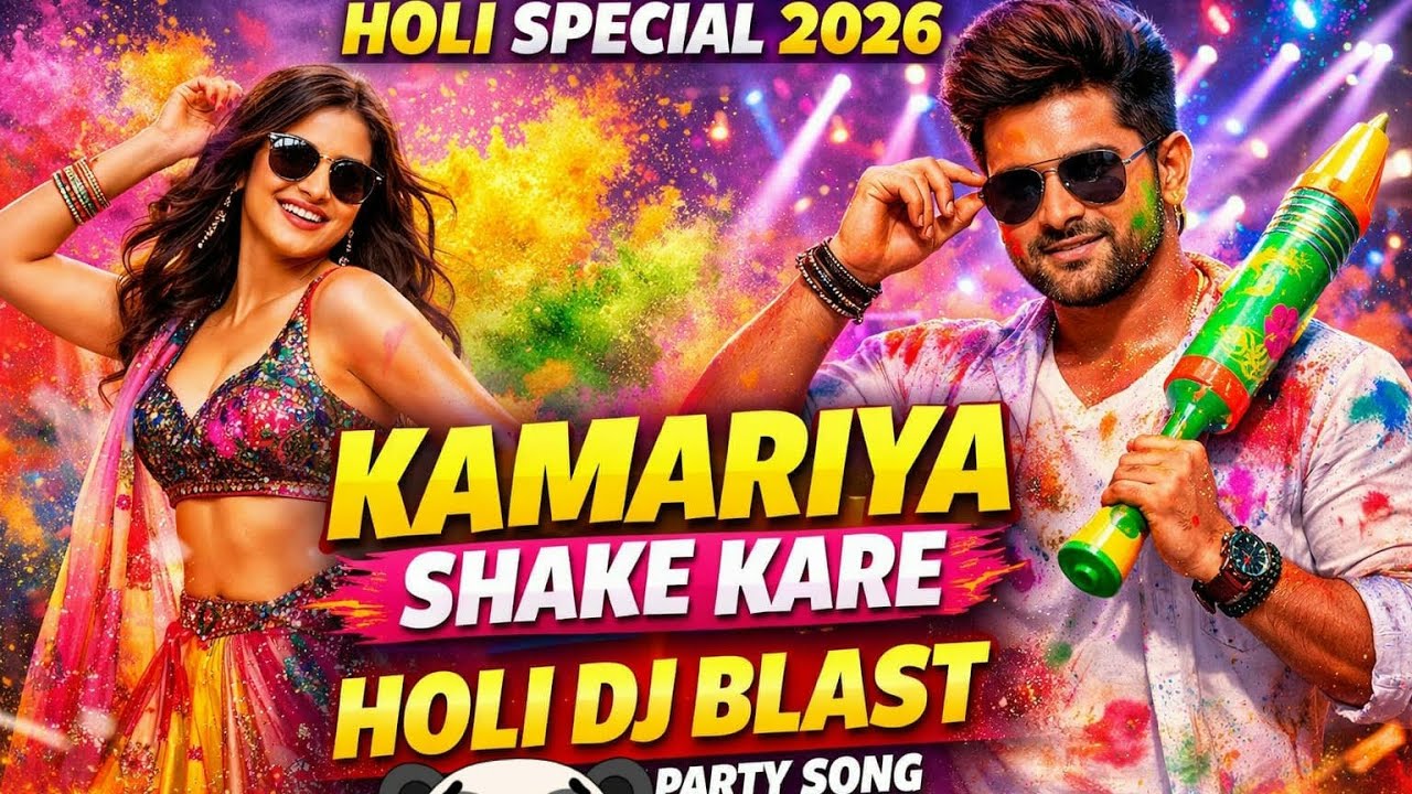Rangon Wali Holi Mein 💃 | Kamariya Shake Kare | New Party Holi Song 