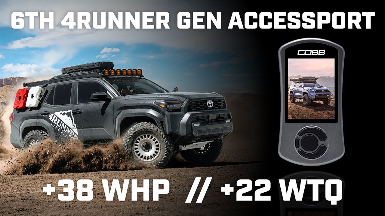 Мы установили НОВЫЙ Cobb Accessport на наш Toyota 4Runner 6-го поколения // (Результаты разгона о...