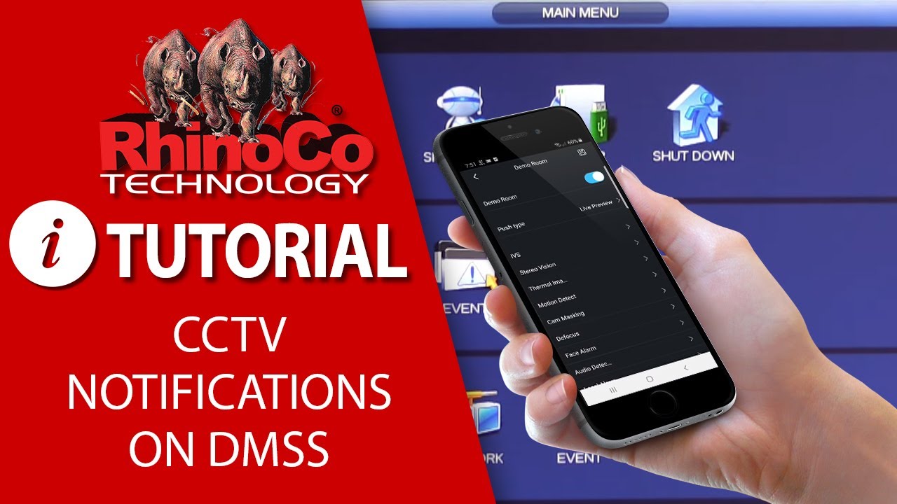 How to get video surveillance notifications on a mobile device