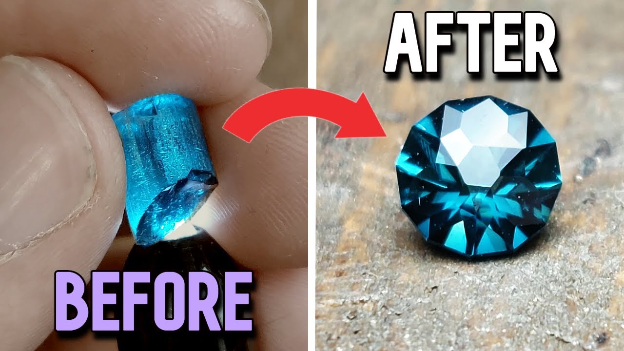 Making an Indicolite Tourmaline Brilliant Cut for My Engagement Ring 💎💍