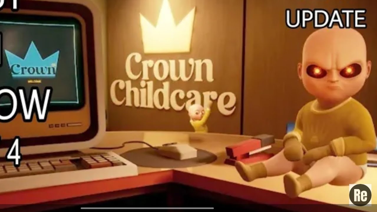 The baby in yellow
