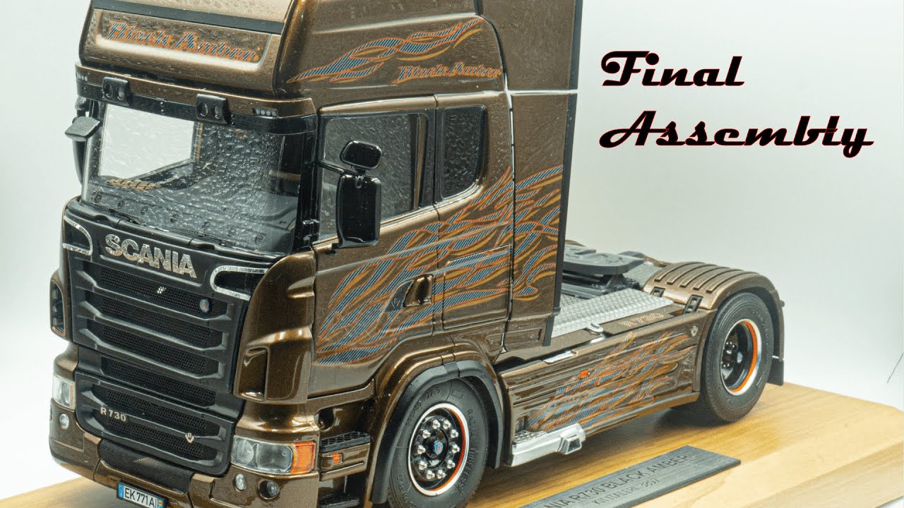 ITALERI 3897 SCANIA R730 BLACK AMBER – Part 13 (Final Assembly) Scale Model 1/24