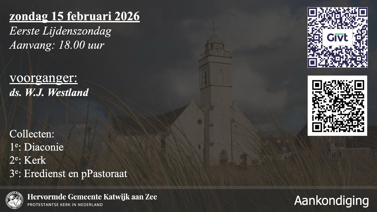15/02/2026 18.00u ds. W.J. Westland