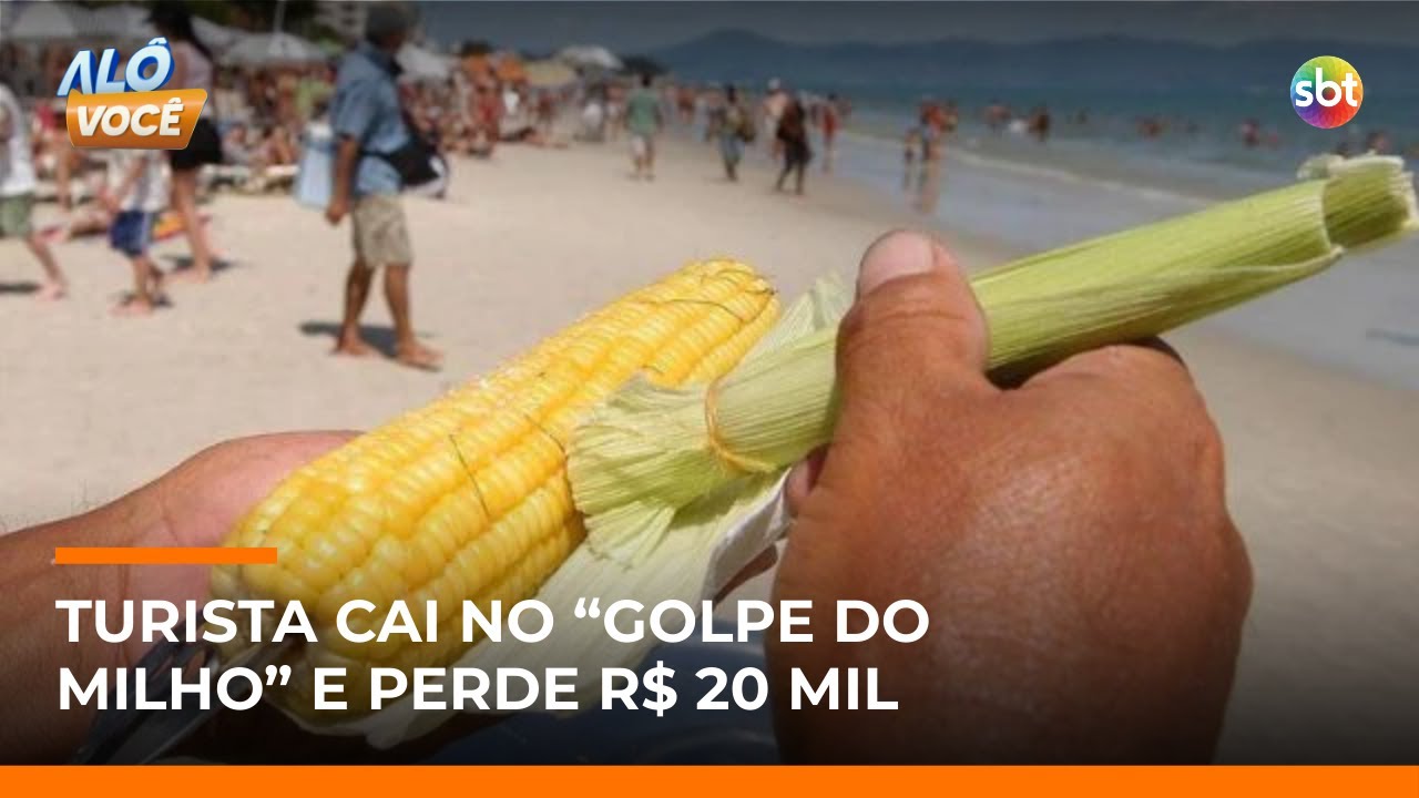 Golpe: turista argentina paga R$ 20 mil em milho na praia de Copacabana | #AloVoce