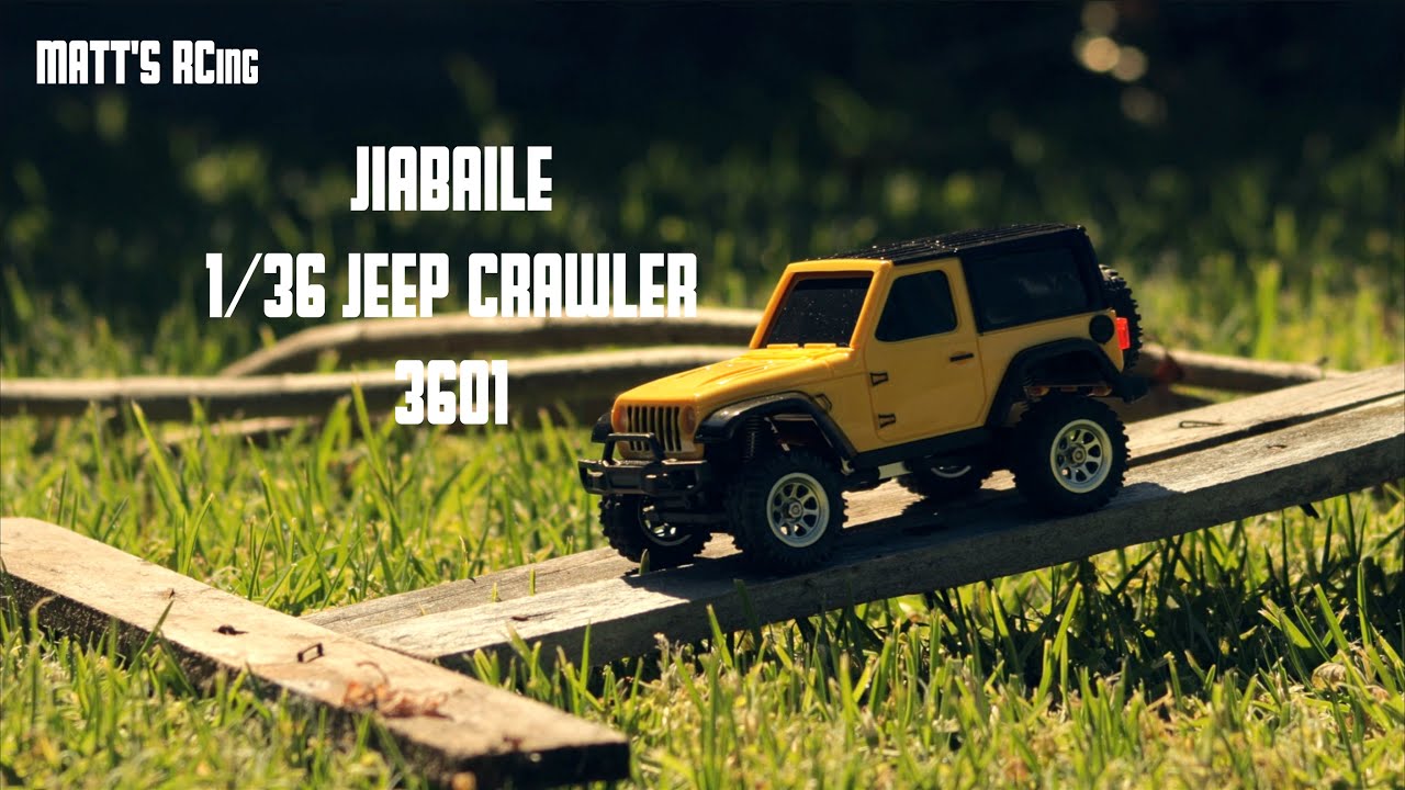 Jiabaile 1/36 RC Mini Crawler Jeep 3601 - Backyard Crawling!