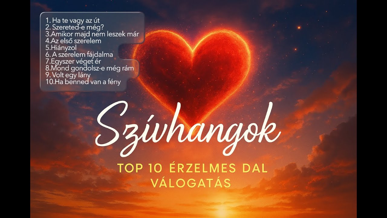 Szívhangok Top 10 érzelmes dal válogatás-Sound of Moods No:128