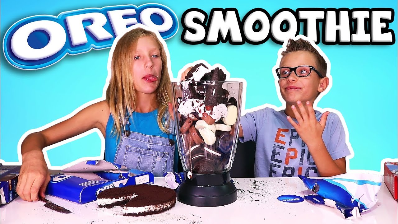 OREO SMOOTHIE CHALLENGE!!!!!