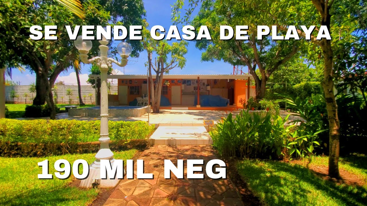 SE VENDE CASA DE PLAYA CON ÁRBOLES FRUTALES EN RESIDENCIAL LAS VERANERAS/ BIEN INMUEBLE