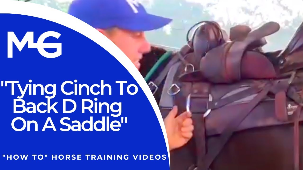 Tying Cinch To Back D Ring On A Saddle | The Horse Guru - Michael Gascon