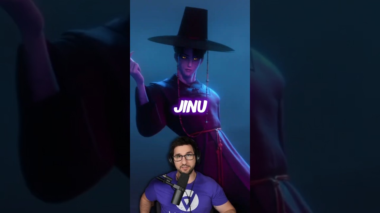 Why does Jinu sound SO different here? #kpopdemonhunters #shorts #kpop #netflix #twice #bts #twice