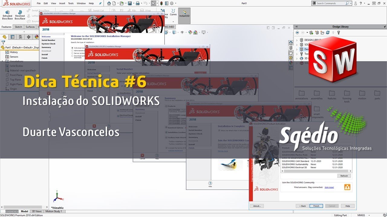Dica t&eacute;cnica #6 : Instala&ccedil;&atilde;o do SOLIDWORKS