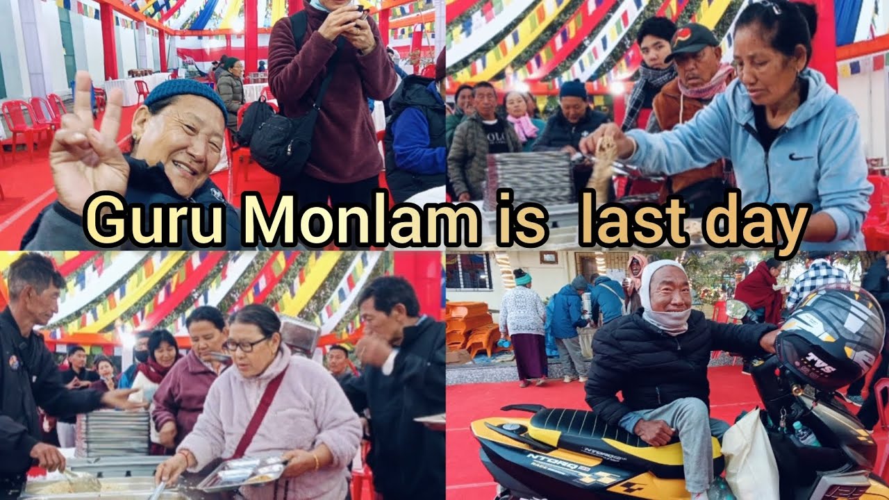 Guru Monlam is last day, we are going back home, 