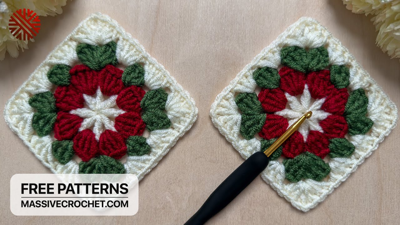 Crochet a SUPER EASY Granny Square for Beginners 👌 ♥️