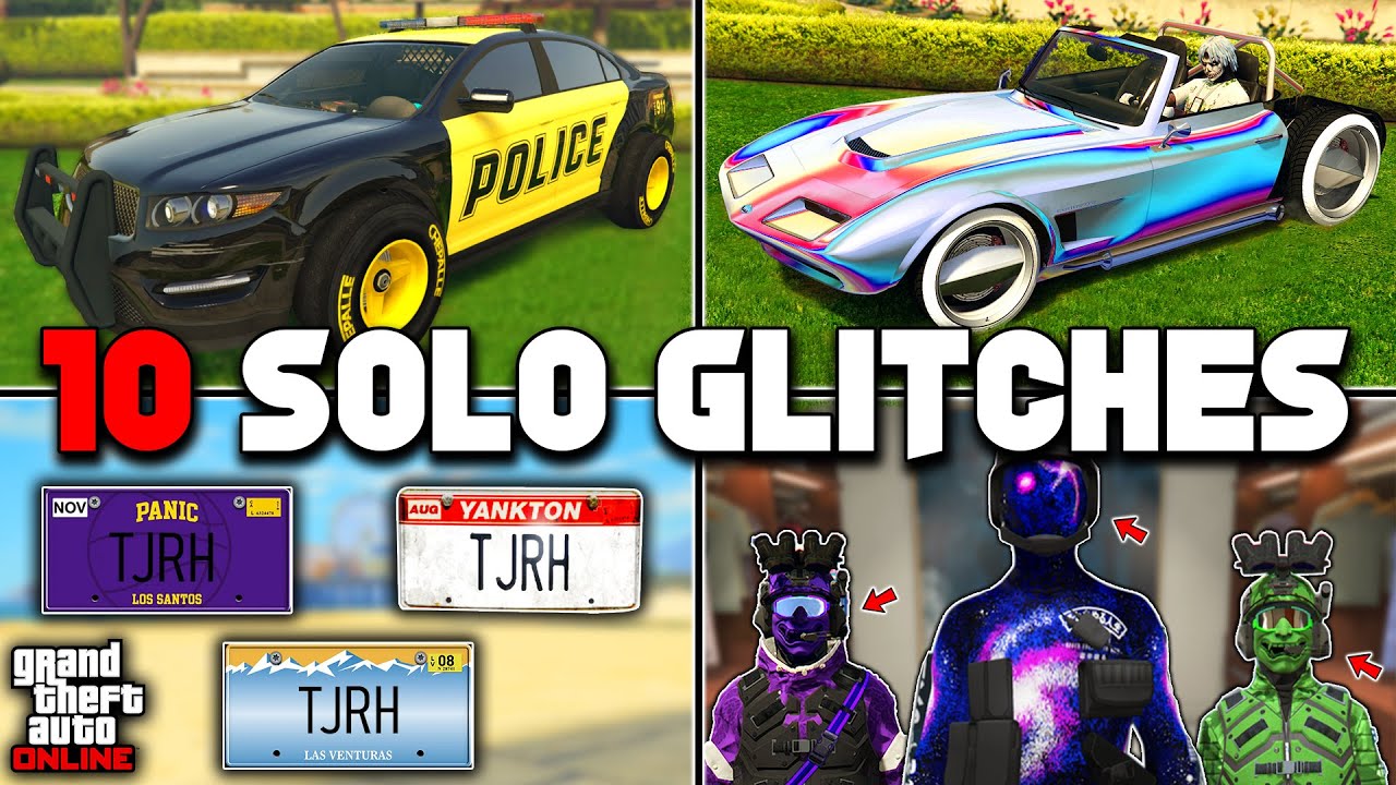 10 глюков одиночной игры в GTA 5 Online!