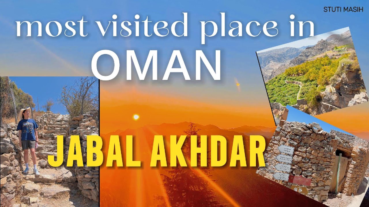 Jabal Akhdar, the Green Mountain. Oman