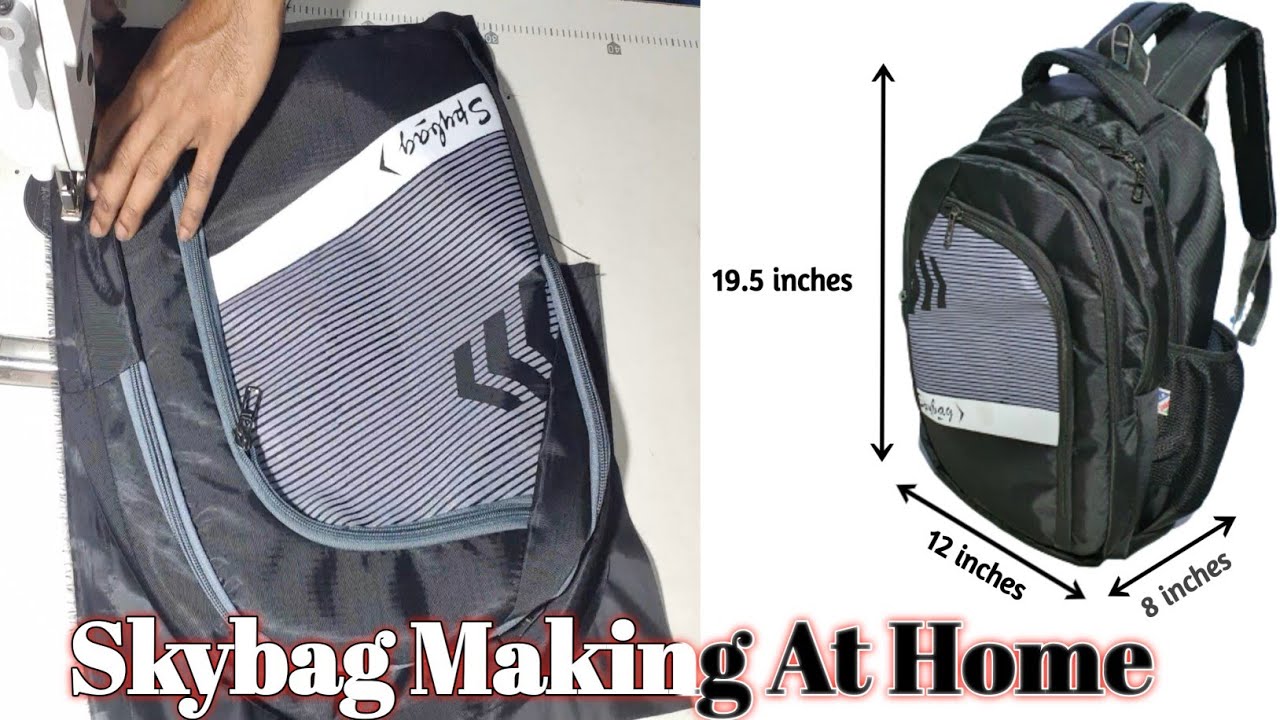 Skybag Design Copy || Skybag Design Making At Home || Lightweight College Bag